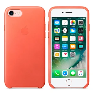 Кожаный чехол Apple Leather Case Geranium (MQ5F2) для iPhone SE 3 | SE 2 | 8 | 7 - Фото 6