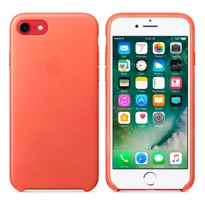 Кожаный чехол Apple Leather Case Geranium (MQ5F2) для iPhone SE 3 | SE 2 | 8 | 7 - Фото 7