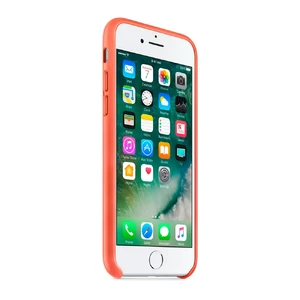 Кожаный чехол Apple Leather Case Geranium (MQ5F2) для iPhone SE 3 | SE 2 | 8 | 7 - Фото 8