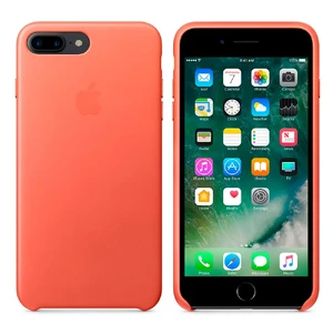 Шкіряний чохол Apple Leather Case Geranium (MQ5H2) для iPhone 7 Plus | 8 Plus - Фото 3