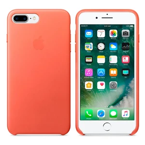 Шкіряний чохол Apple Leather Case Geranium (MQ5H2) для iPhone 7 Plus | 8 Plus - Фото 4