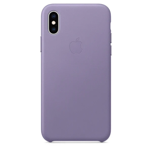 Шкіряний чохол Apple Leather Case Lilac (MVFR2) для iPhone XS у Хмельницькому