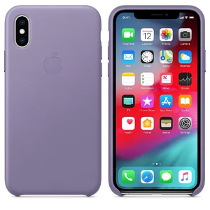 Кожаный чехол Apple Leather Case Lilac (MVFR2) для iPhone XS - Фото 3