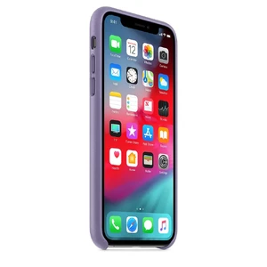 Кожаный чехол Apple Leather Case Lilac (MVFR2) для iPhone XS - Фото 5