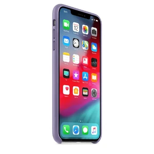 Шкіряний чохол Apple Leather Case Lilac (MVH02) для iPhone XS Max - Фото 5
