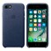 Кожаный чехол Apple Leather Case Midnight Blue (MMY32) для iPhone 7/8/SE 2020 - Фото 2