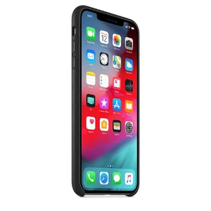 Кожаный чехол Apple Leather Case Black (MRWT2) для iPhone XS Max - Фото 5