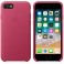 Кожаный чехол Apple Leather Case Pink Fuchsia (MQHG2) для iPhone SE 3 | SE 2 | 8 | 7 - Фото 4