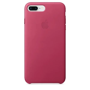 Кожаный чехол Apple Leather Case Pink Fuchsia (MQHT2) для iPhone 8 Plus | 7 Plus MQHT2 - Фото 1