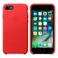 Кожаный чехол Apple Leather Case (PRODUCT) RED (MMY62) для iPhone SE 3 | SE 2 | 8 | 7 - Фото 2