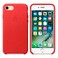 Кожаный чехол Apple Leather Case (PRODUCT) RED (MMY62) для iPhone SE 3 | SE 2 | 8 | 7 - Фото 3
