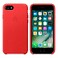 Кожаный чехол Apple Leather Case (PRODUCT) RED (MMY62) для iPhone SE 3 | SE 2 | 8 | 7 - Фото 4