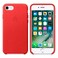 Кожаный чехол Apple Leather Case (PRODUCT) RED (MMY62) для iPhone SE 3 | SE 2 | 8 | 7 - Фото 6