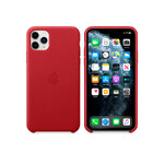 Кожаный чехол Apple Leather Case (PRODUCT) Red (MWYF2) для iPhone 11 Pro