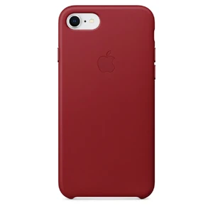 Шкіряний чохол Apple Leather Case (PRODUCT) RED (MQHA2) для iPhone SE 3 | SE 2 | 8 | 7 MQHA2 - Фото 1