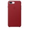 Кожаный чехол Apple Leather Case (PRODUCT) RED (MQHN2) для iPhone 8 Plus | 7 Plus MQHN2 - Фото 1