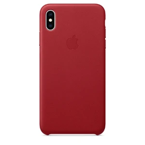 Шкіряний чохол Apple Leather Case (PRODUCT) RED (MRWQ2) для iPhone XS Max MRWQ2 - Фото 1