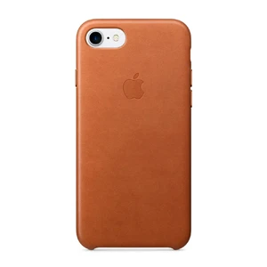 Шкіряний чохол Apple Leather Case Saddle Brown (MMY22) для iPhone SE 3 | SE 2 | 8 | 7 MMY22 - Фото 1
