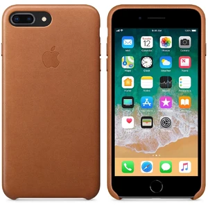 Шкіряний чохол Apple Leather Case Saddle Brown (MQHK2) для iPhone 8 Plus | 7 Plus - Фото 4