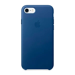 Кожаный чехол Apple Leather Case Sapphire (MPT92) для iPhone SE 3 | SE 2 | 8 | 7 MPT92 - Фото 1
