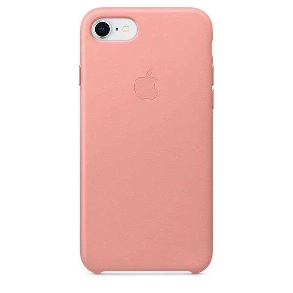 Шкіряний чохол Apple Leather Case Soft Pink (MRG62) для iPhone SE 3 | SE 2 | 8 | 7