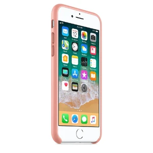 Шкіряний чохол Apple Leather Case Soft Pink (MRG62) для iPhone SE 3 | SE 2 | 8 | 7 - Фото 6