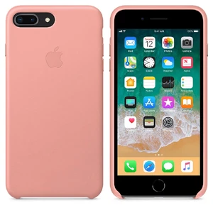 Шкіряний чохол Apple Leather Case Soft Pink (MRGA2) для iPhone 8 Plus | 7 Plus - Фото 4