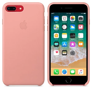 Шкіряний чохол Apple Leather Case Soft Pink (MRGA2) для iPhone 8 Plus | 7 Plus - Фото 5