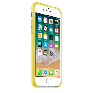 Шкіряний чохол Apple Leather Case Spring Yellow (MRG72) для iPhone SE 3 | SE 2 | 8 | 7 - Фото 6