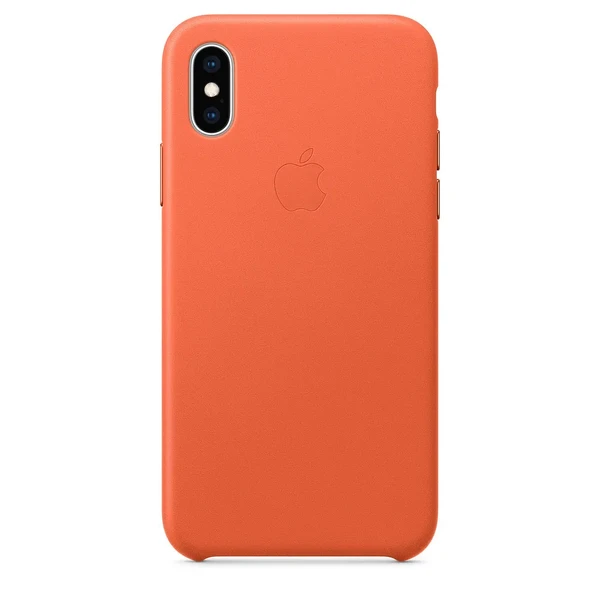 Шкіряний чохол Apple Leather Case Sunset (MVFQ2) для iPhone XS у Кропивницькому