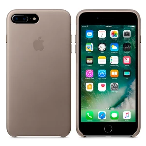 Кожаный чехол Apple Leather Case Taupe (MPTC2) для iPhone 7 Plus | 8 Plus - Фото 2