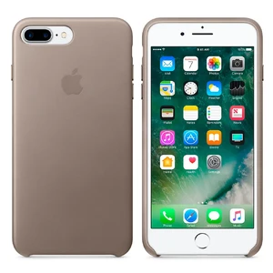 Кожаный чехол Apple Leather Case Taupe (MPTC2) для iPhone 7 Plus | 8 Plus - Фото 4