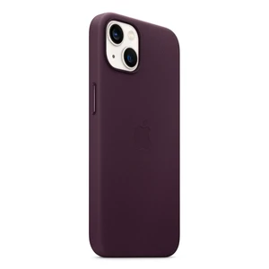 Кожаный чехол Apple Leather Case with MagSafe Dark Cherry (MM143) для iPhone 13 - Фото 2