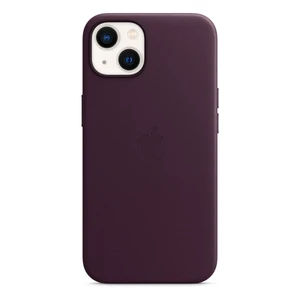 Кожаный чехол Apple Leather Case with MagSafe Dark Cherry (MM143) для iPhone 13 MM143 - Фото 1
