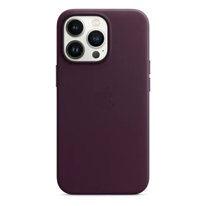 Кожаный чехол Apple Leather Case with MagSafe Dark Cherry (MM1A3) для iPhone 13 Pro MM1A3 - Фото 1