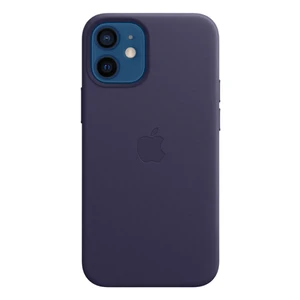 Kожаный чехол Apple Leather Case with MagSafe Deep Violet (MJYQ3) для iPhone 12 mini - Фото 2