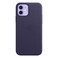 Кожаный чехол Apple Leather Case with MagSafe Deep Violet (MJYR3) для iPhone 12 | 12 Pro MJYR3 - Фото 1