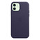 Кожаный чехол Apple Leather Case with MagSafe Deep Violet (MJYR3) для iPhone 12 | 12 Pro - Фото 3