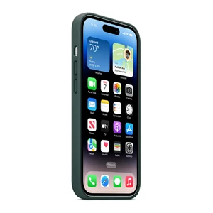 Шкіряний чохол Apple Leather Case з MagSafe Forest Green для iPhone 14 Pro Max (MPPN3) - Фото 3