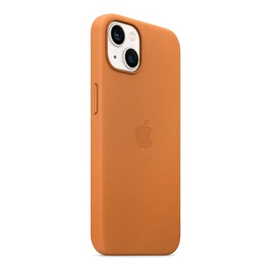 Шкіряний чохол Apple Leather Case with MagSafe Golden Brown (MM103) для iPhone 13 - Фото 2