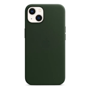 Кожаный чехол Apple Leather Case with MagSafe Sequoia Green (MM173) для iPhone 13 MM173 - Фото 1