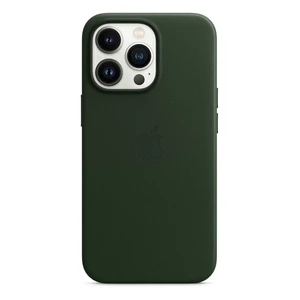 Кожаный чехол Apple Leather Case with MagSafe Sequoia Green (MM1G3) для iPhone 13 Pro MM1G3 - Фото 1