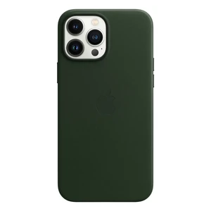 Кожаный чехол Apple Leather Case with MagSafe Sequoia Green (MM1Q3) для iPhone 13 Pro Max MM1Q3 - Фото 1