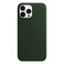 Кожаный чехол Apple Leather Case with MagSafe Sequoia Green (MM1Q3) для iPhone 13 Pro Max MM1Q3 - Фото 1