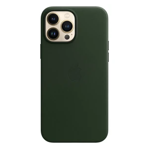 Кожаный чехол Apple Leather Case with MagSafe Sequoia Green (MM1Q3) для iPhone 13 Pro Max - Фото 2