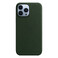 Кожаный чехол Apple Leather Case with MagSafe Sequoia Green (MM1Q3) для iPhone 13 Pro Max - Фото 3