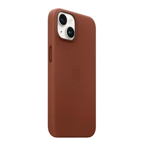Кожаный чехол Apple Leather Case with MagSafe Umber для iPhone 14 Plus (MPPD3) - Фото 2