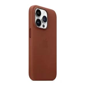 Шкіряний чохол Apple Leather Case with MagSafe Umber для iPhone 14 Pro (MPPK3) - Фото 2