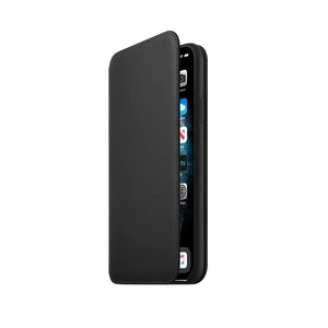 Кожаный чехол-книжка Apple Leather Folio Black (MX082) для iPhone 11 Pro Max - Фото 3