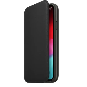 Кожаный чехол-книжка Apple Leather Folio Black (MRWW2) для iPhone XS | X - Фото 5